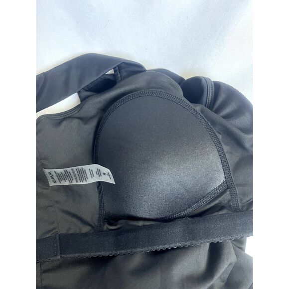 Kiava Black Tankini Swim Top Size S Babydoll Ruffle Girly Classic Cute Classy - Picture 7 of 10